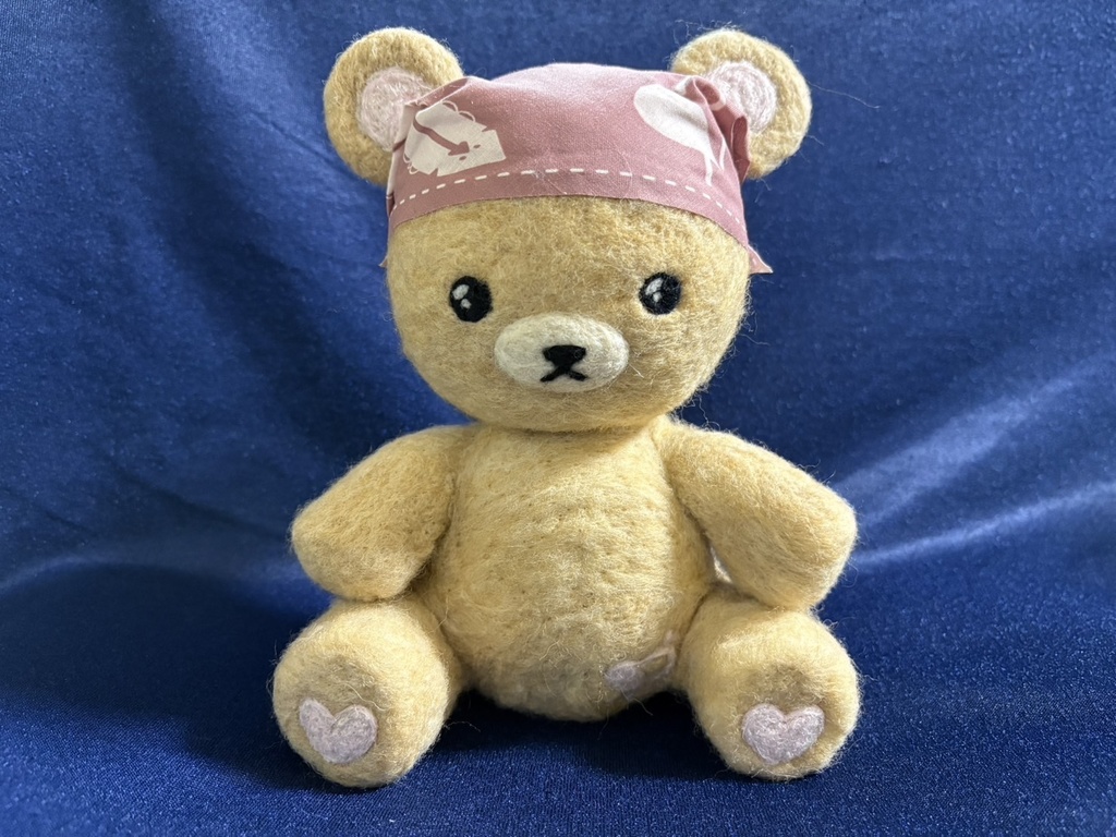 【ホロライブ】一味クマのビック羊毛フェルトぬいぐるみ