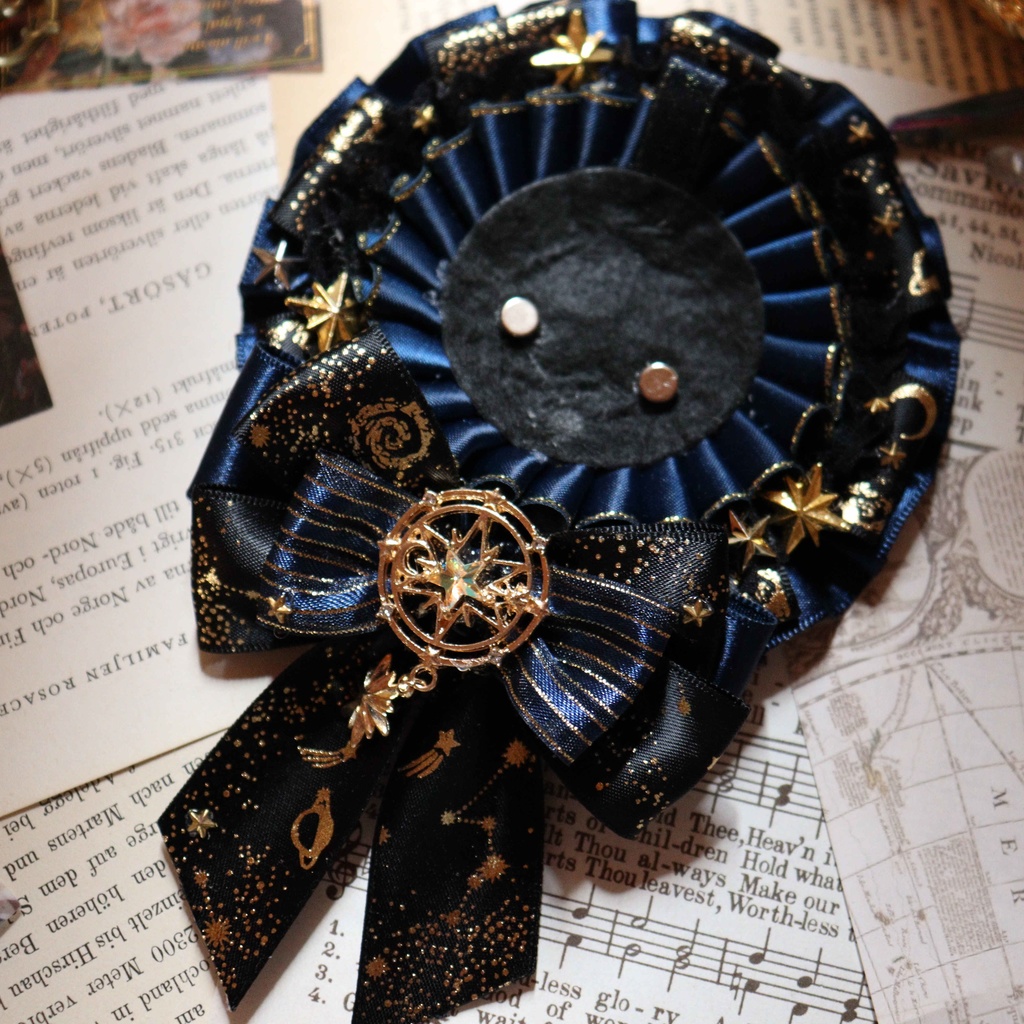 缶バッチロゼット スターパレード