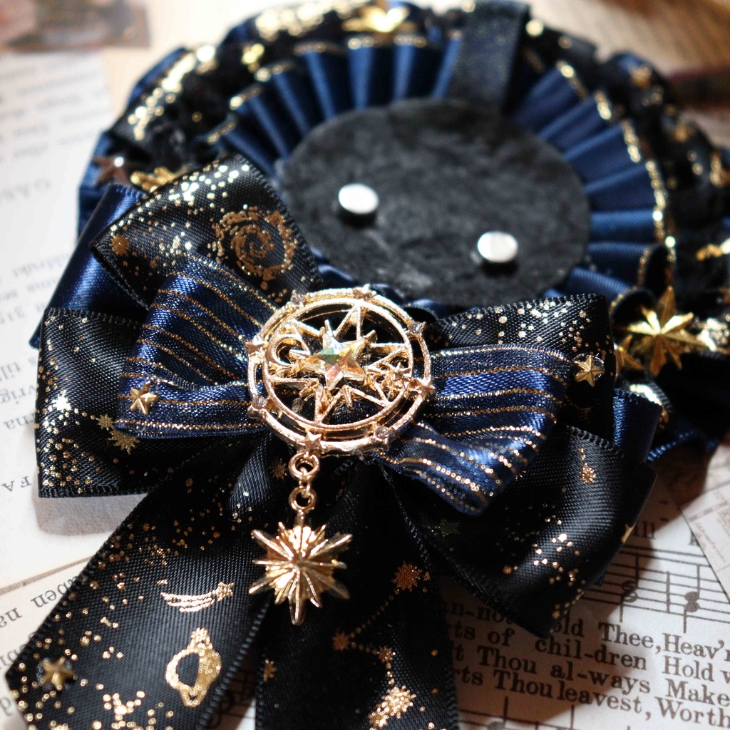 缶バッチロゼット スターパレード