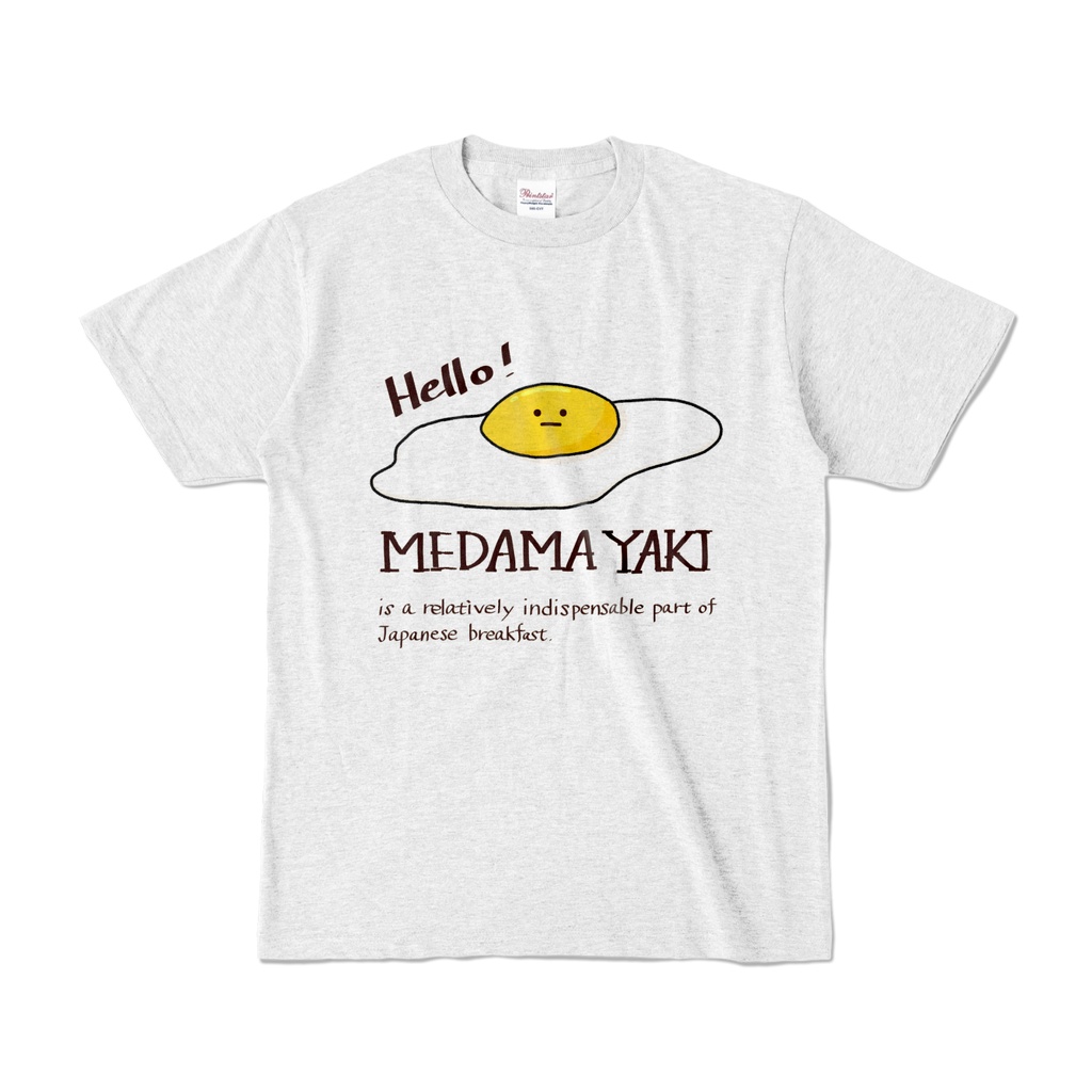 目玉焼きカラーTシャツ