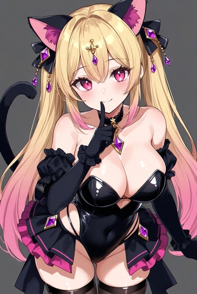 AI金髪美女イラスト