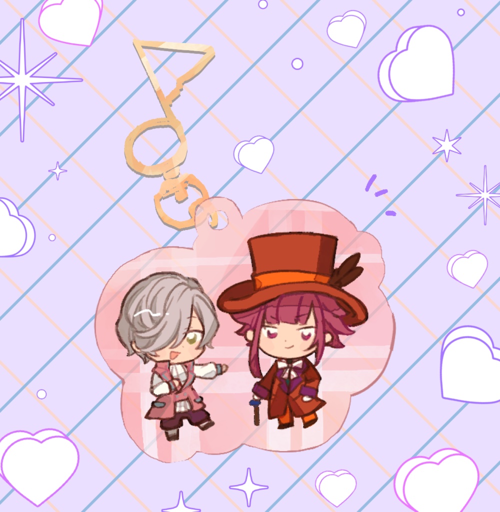 カルリチャ　アクリルキーホルダー