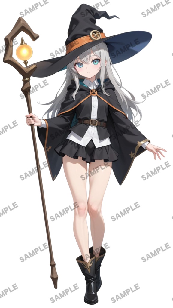 立ち絵素材5 魔法使いの女の子