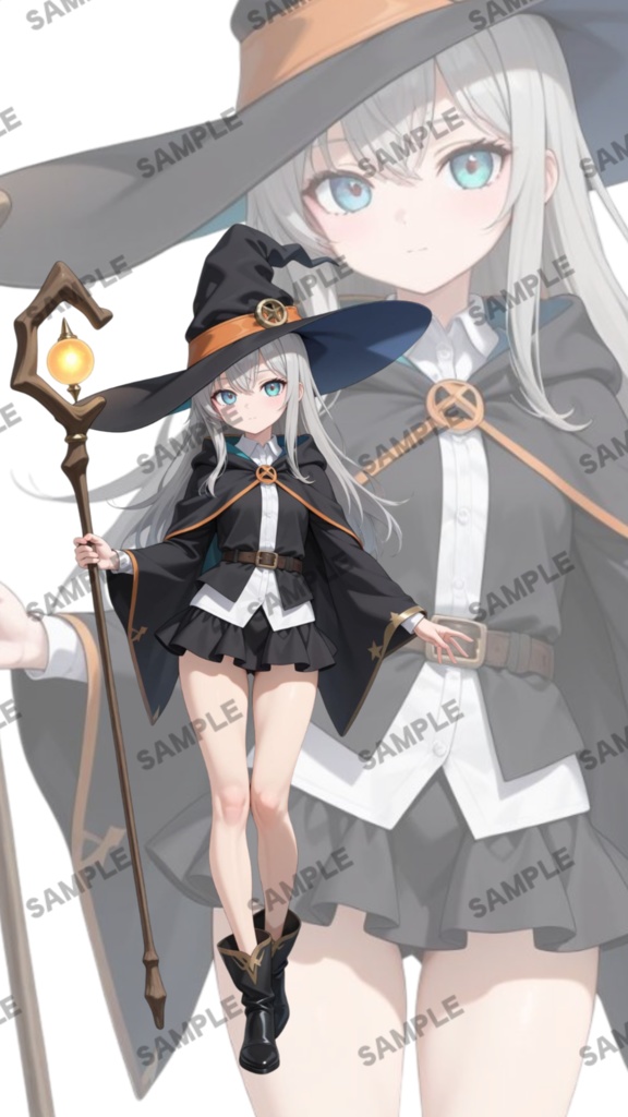 立ち絵素材5 魔法使いの女の子