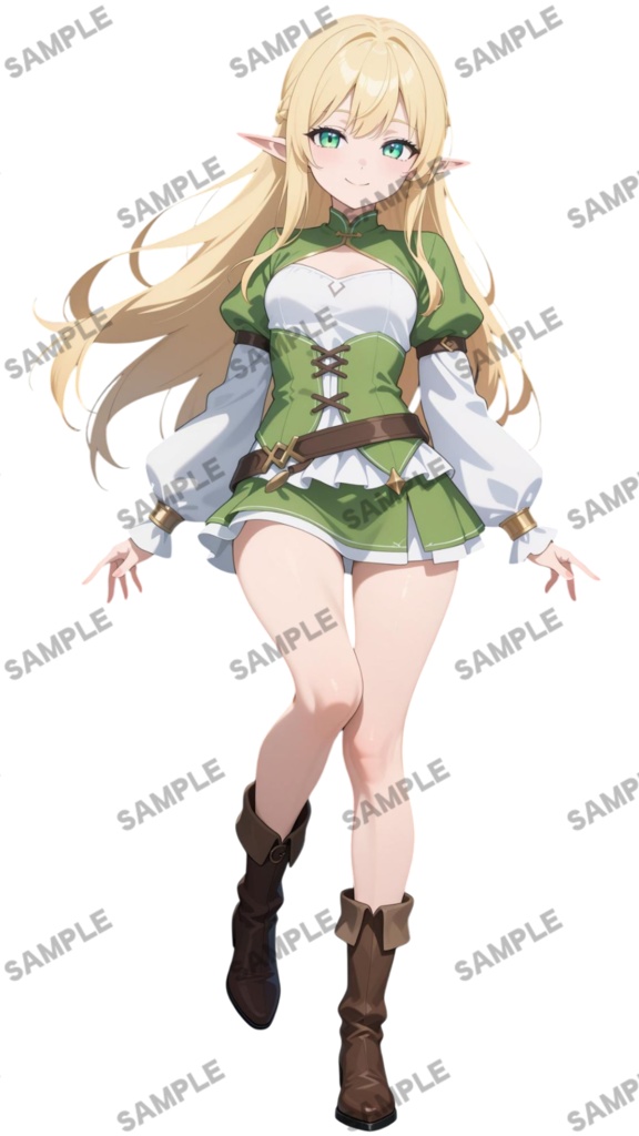 立ち絵素材10 エルフの女の子