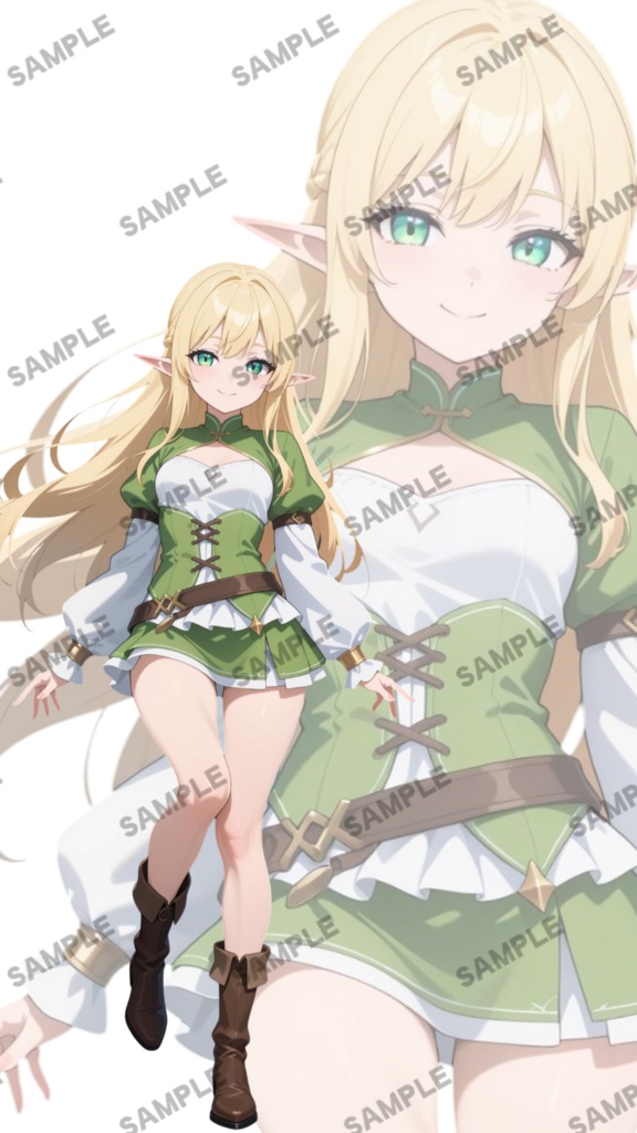 立ち絵素材10 エルフの女の子