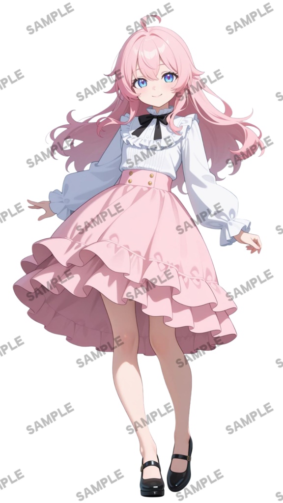 立ち絵素材14 ふわふわの女の子