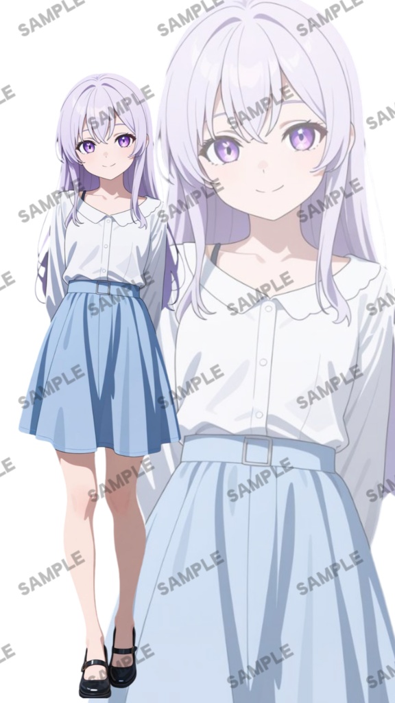 立ち絵素材19 私服の女の子2