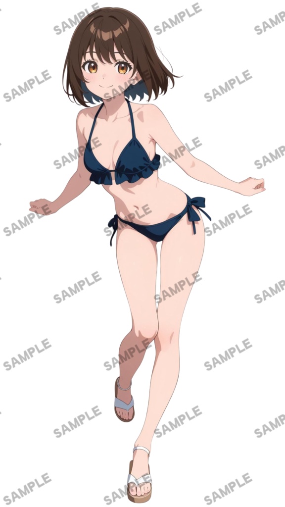 立ち絵素材20 水着の女の子