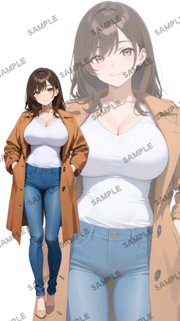 立ち絵素材25 大人な女の子