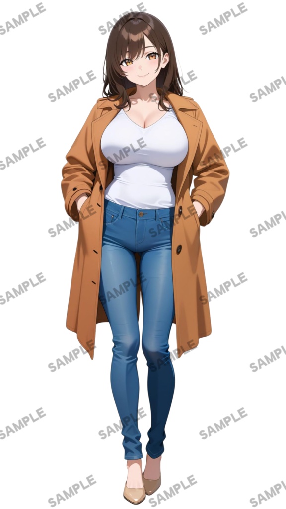 立ち絵素材25 大人な女の子