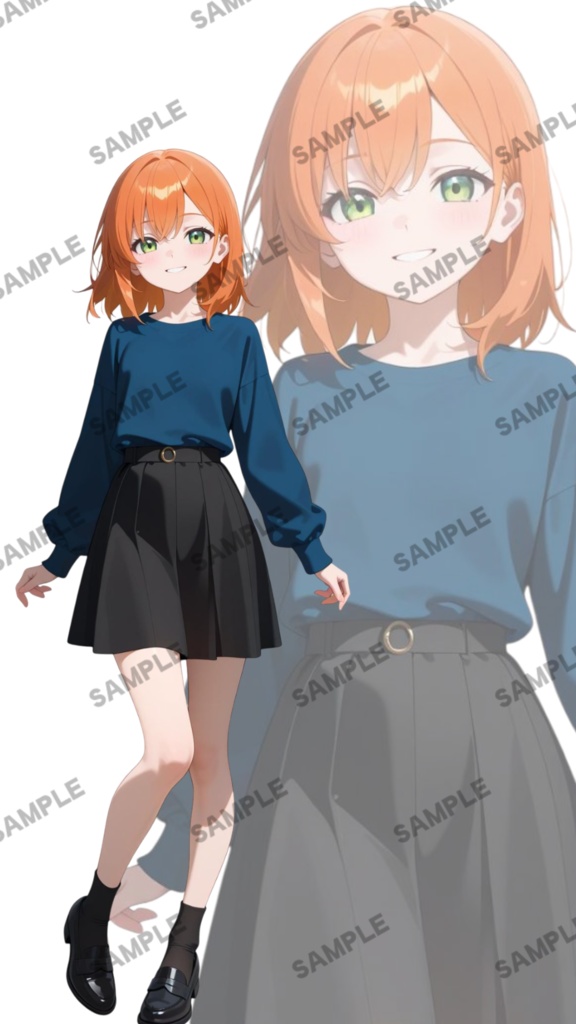 立ち絵素材28 私服の女の子3