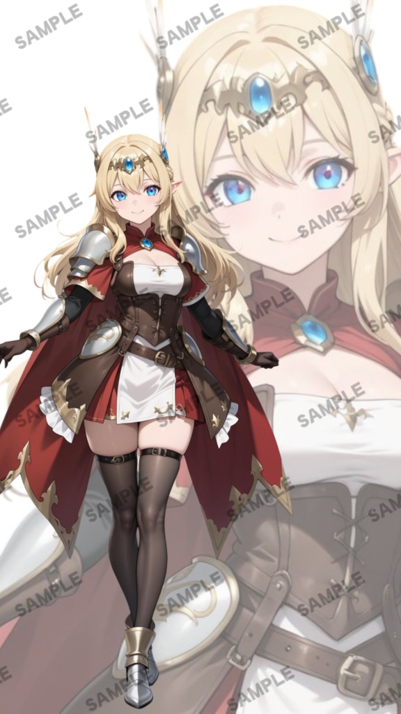立ち絵素材32 エルフの戦士