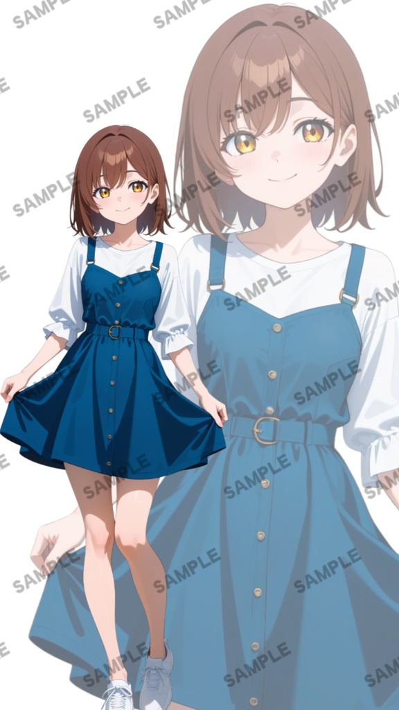 立ち絵素材36 私服の女の子