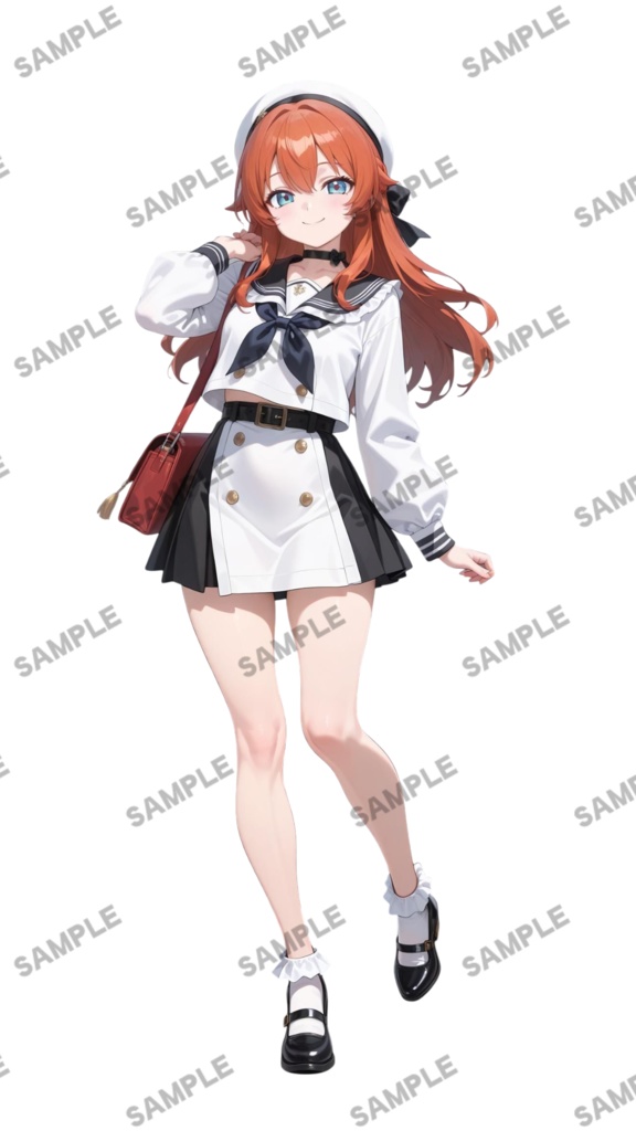 立ち絵素材42 オシャレな学生