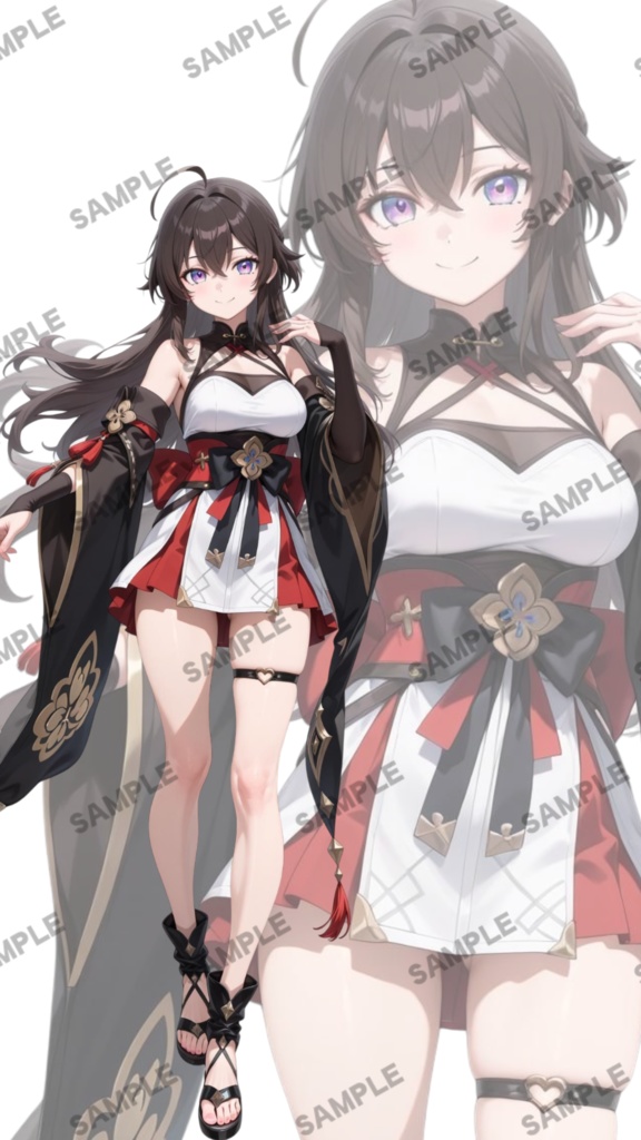 立ち絵素材46 ファンタジー和服