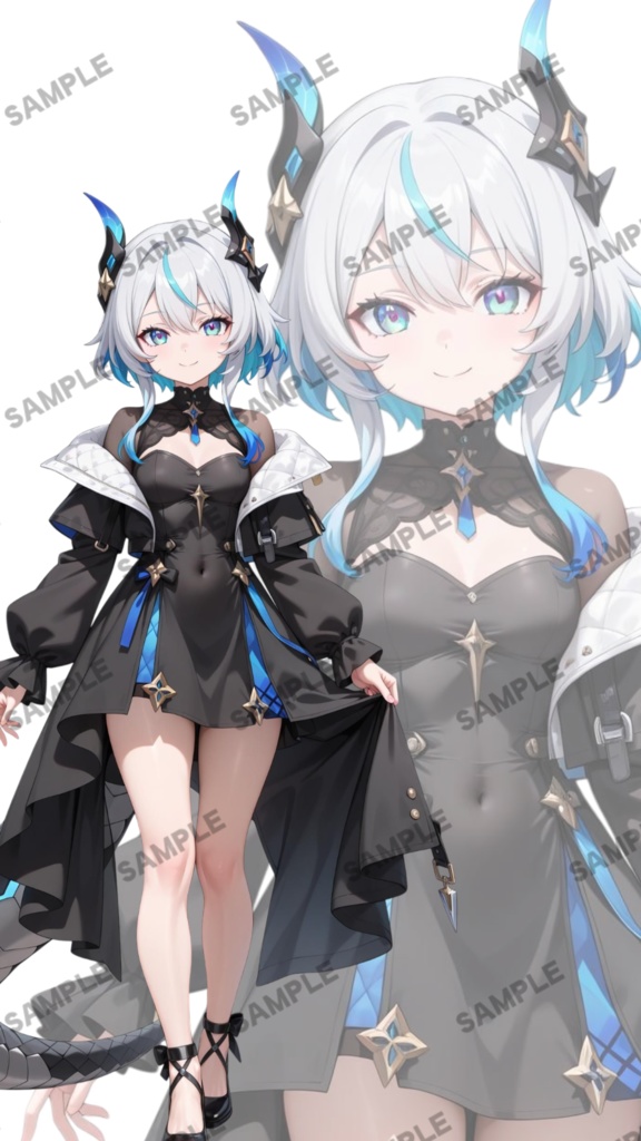 立ち絵素材47 ドラゴン娘