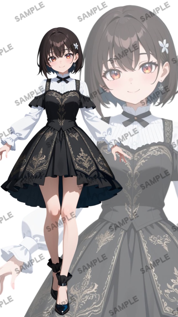 立ち絵素材50 奇抜な女の子