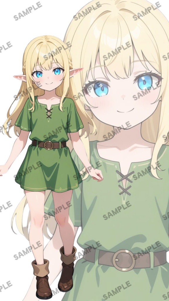 立ち絵素材53 エルフの子供