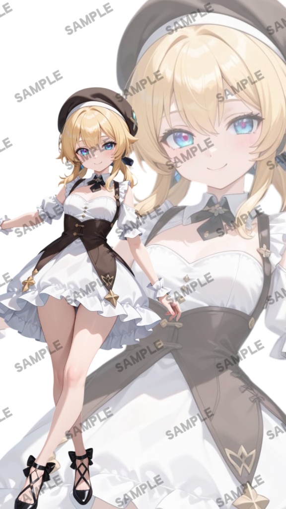 立ち絵素材56 金髪メイド