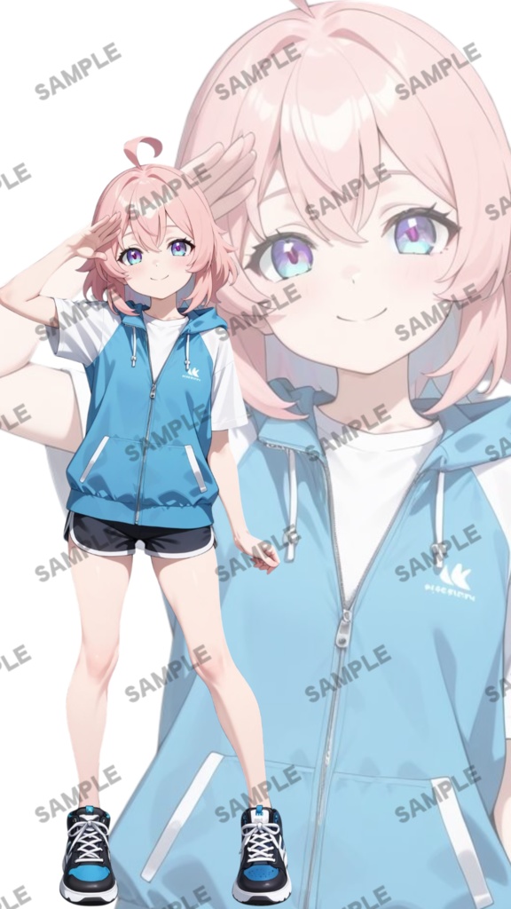 立ち絵素材63 スポーティな女の子