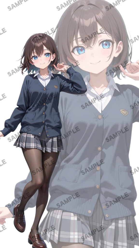 立ち絵素材65 女子学生