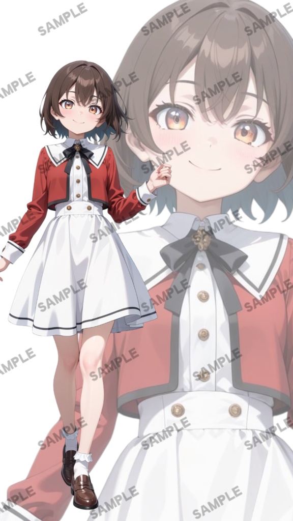 立ち絵素材69 オシャレな制服