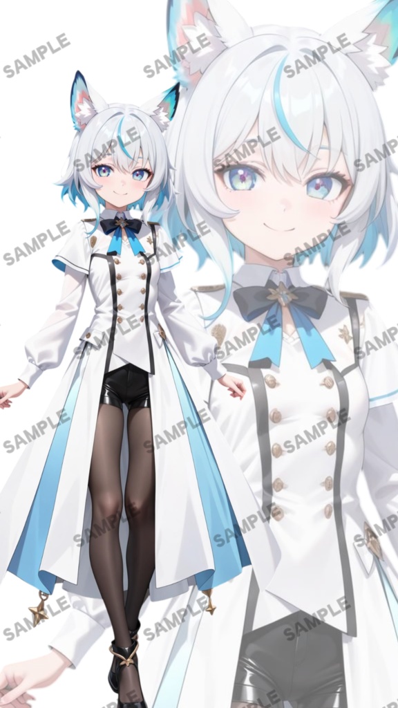 立ち絵素材97 蒼月の星詠み