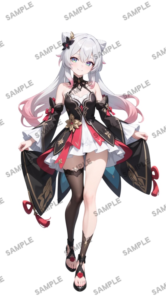 立ち絵素材110 絢爛の女の子