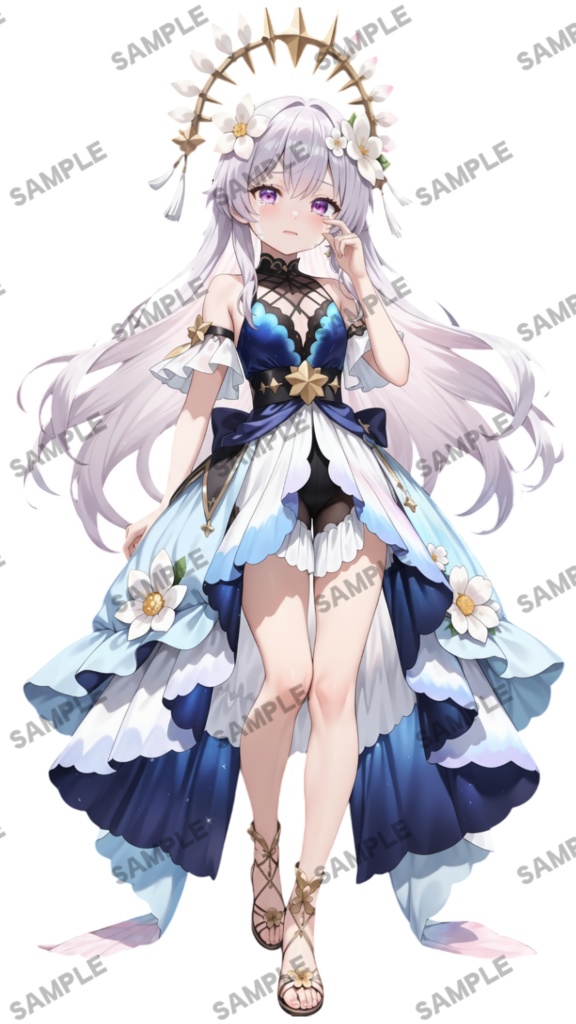 【1点限定 キャラクター】立ち絵素材189 華の幻想的な女の子