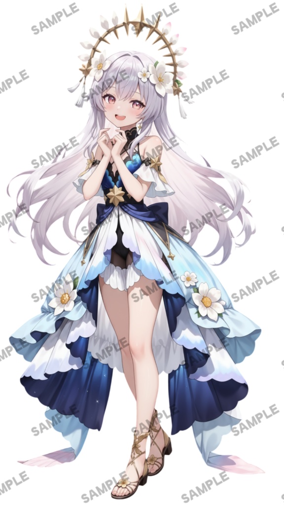 【1点限定 キャラクター】立ち絵素材189 華の幻想的な女の子