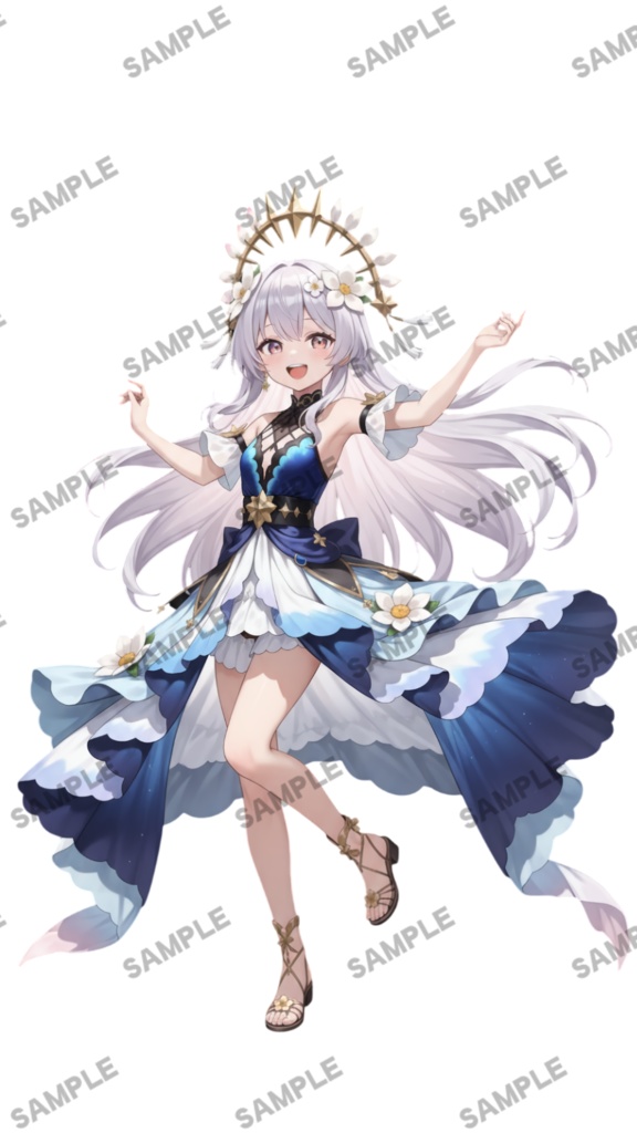 【1点限定 キャラクター】立ち絵素材189 華の幻想的な女の子