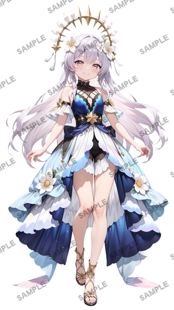 【1点限定 キャラクター】立ち絵素材189 華の幻想的な女の子