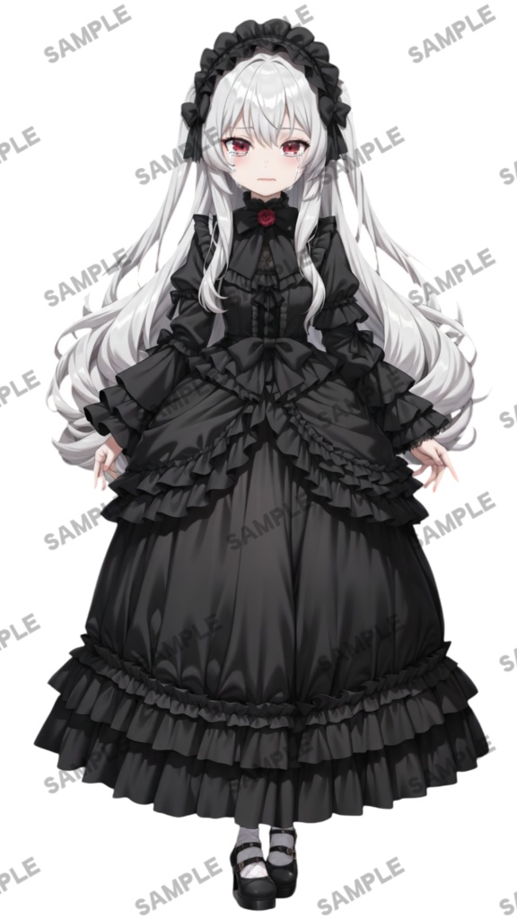 【1点限定 キャラクター】立ち絵素材190 ゴスロリ衣装の女の子