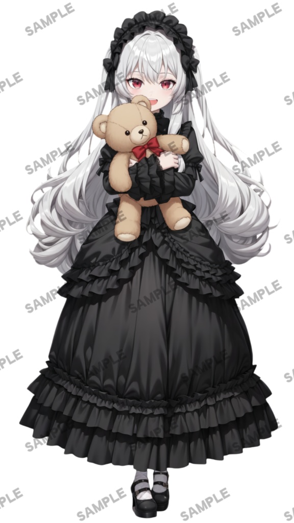 【1点限定 キャラクター】立ち絵素材190 ゴスロリ衣装の女の子