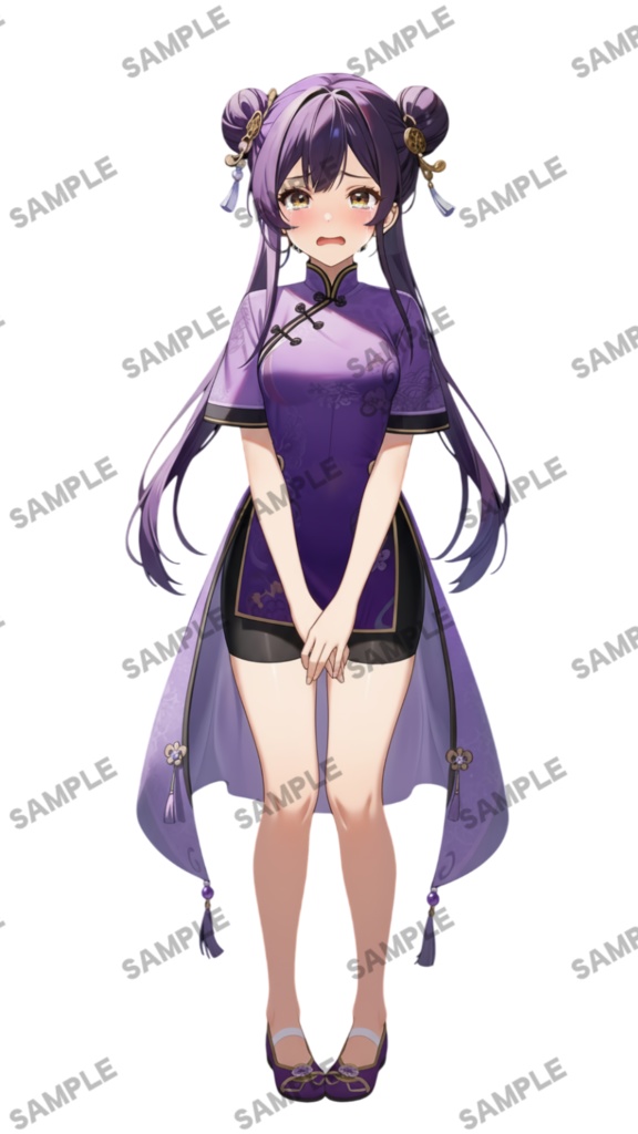 【1点限定 キャラクター】立ち絵素材200 チャイナ衣装の女の子