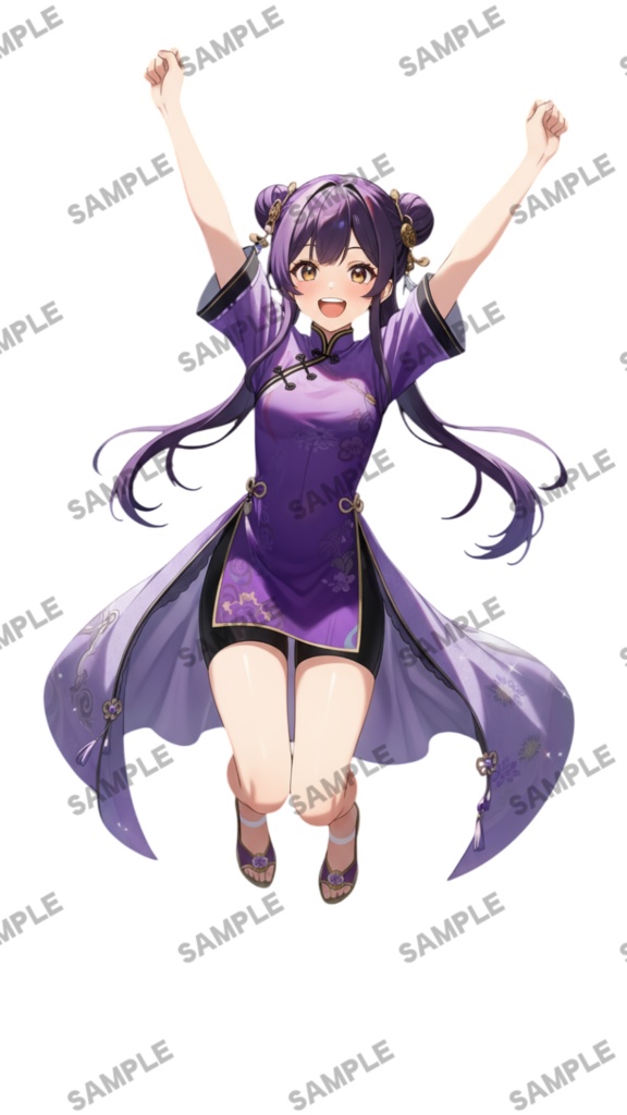 【1点限定 キャラクター】立ち絵素材200 チャイナ衣装の女の子