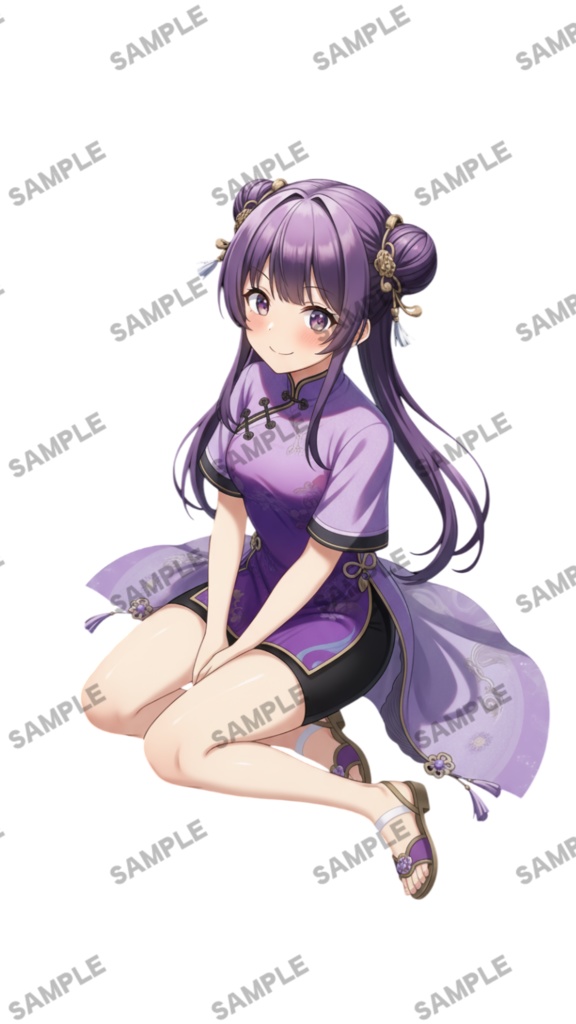 【1点限定 キャラクター】立ち絵素材200 チャイナ衣装の女の子