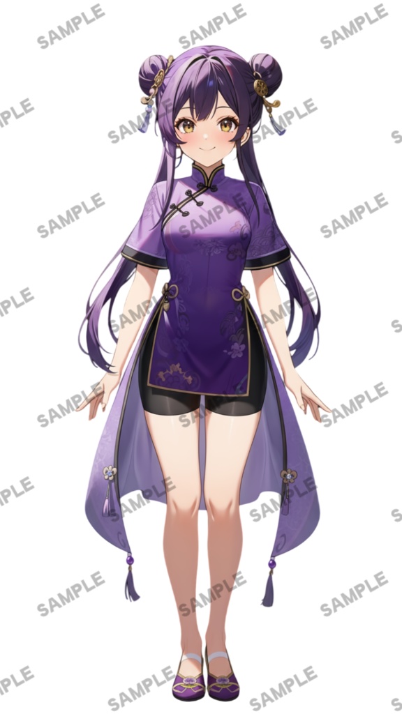 【1点限定 キャラクター】立ち絵素材200 チャイナ衣装の女の子