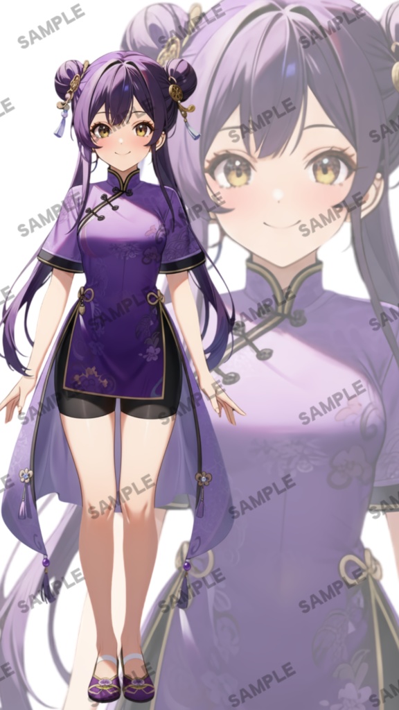 【1点限定 キャラクター】立ち絵素材200 チャイナ衣装の女の子