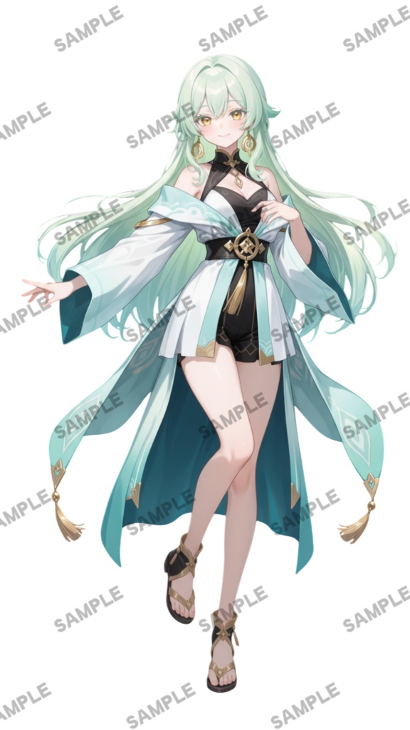 【1点限定 キャラクター】立ち絵素材256 和緑の女の子