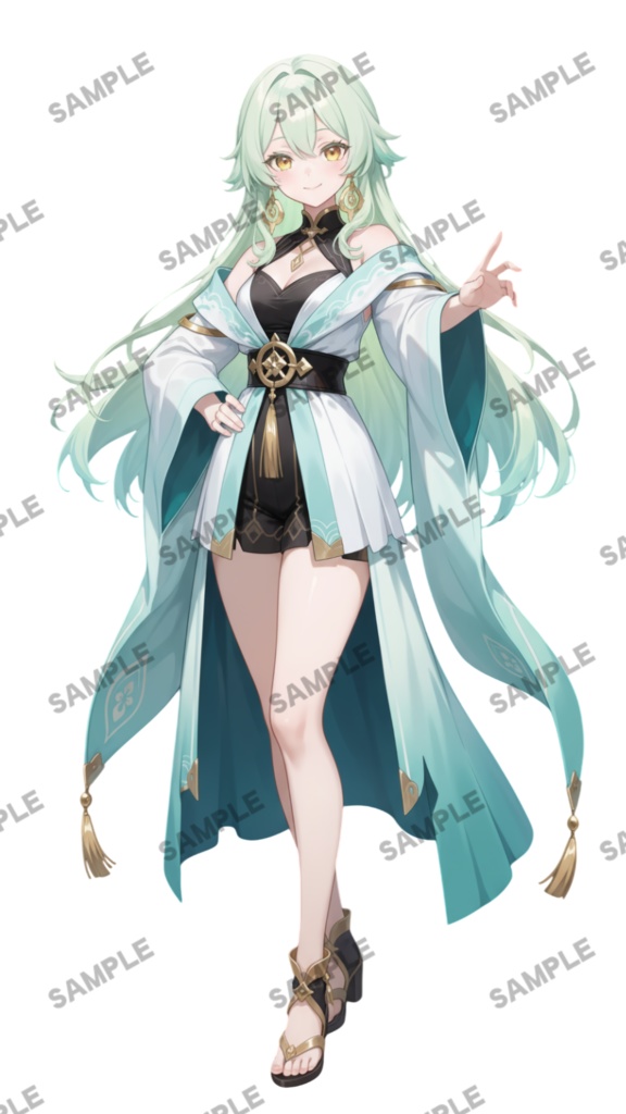 【1点限定 キャラクター】立ち絵素材256 和緑の女の子