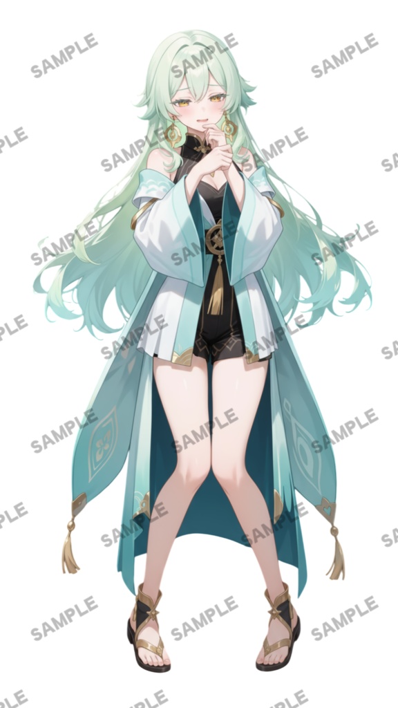 【1点限定 キャラクター】立ち絵素材256 和緑の女の子