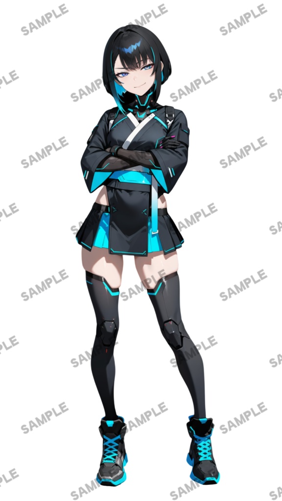 【1点限定 キャラクター】商用OK・表情・ポーズ差分6種・三面図付き 立ち絵素材273