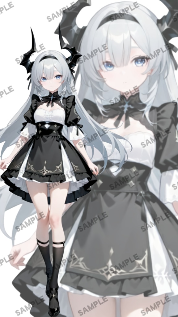 【商用利用OK　表情差分あり　負傷・ロスト・戦闘差分付き】立ち絵素材280