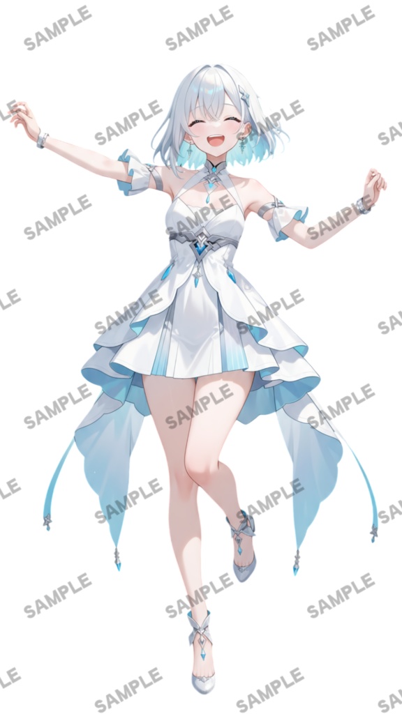 【1点限定 キャラクター】商用OK・表情ポーズ差分6種 立ち絵素材282