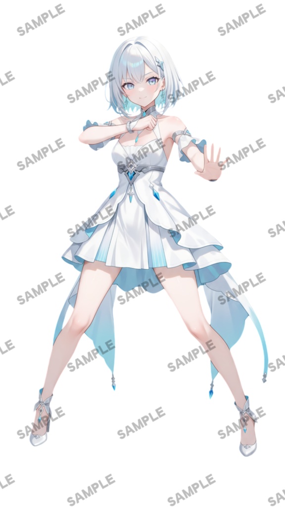 【1点限定 キャラクター】商用OK・表情ポーズ差分6種 立ち絵素材282