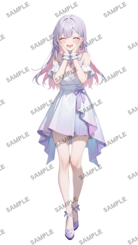 【1点限定 キャラクター】商用OK・表情ポーズ差分6種 立ち絵素材283