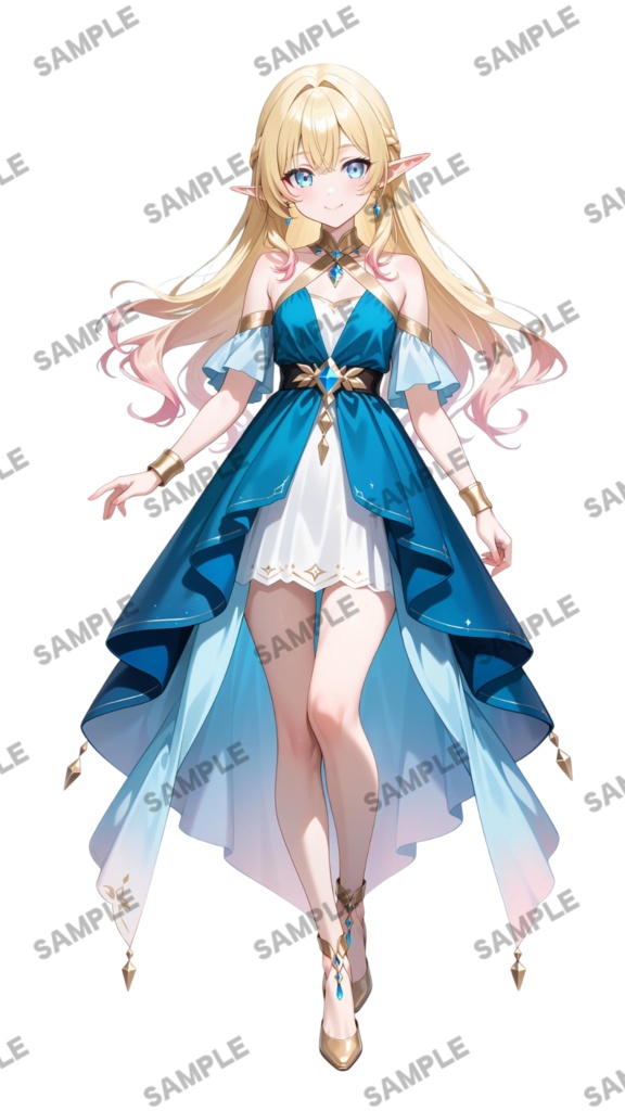 【1点限定 キャラクター】商用OK・表情ポーズ差分6種 立ち絵素材284