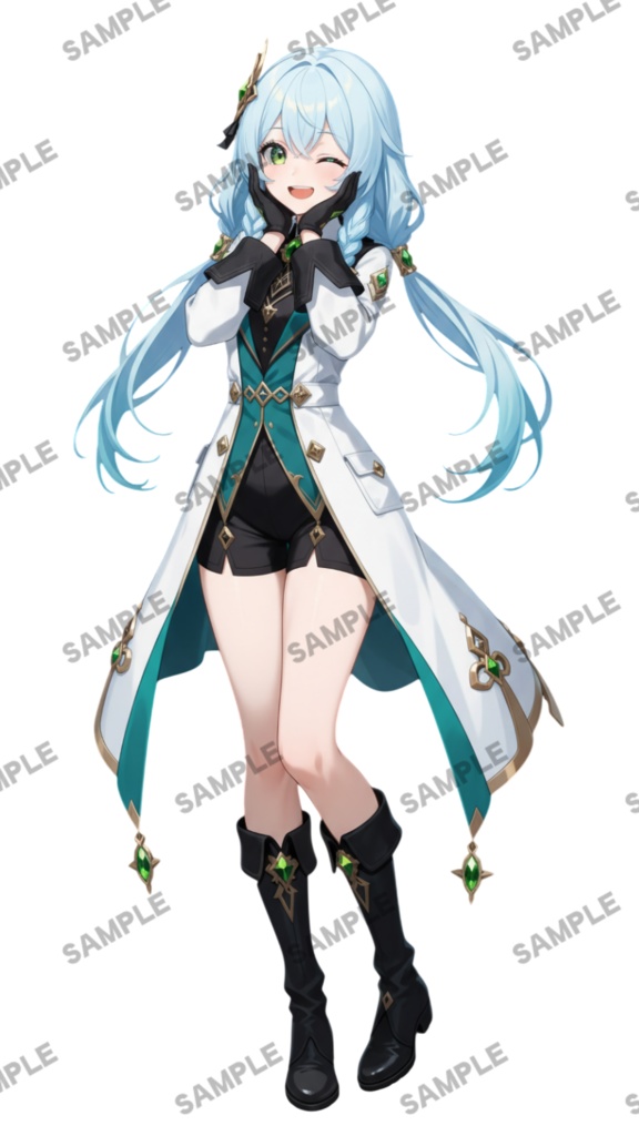 【1点限定 キャラクター】商用OK・表情ポーズ差分6種 立ち絵素材285